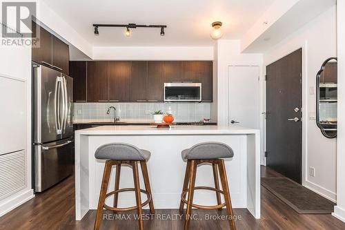 1705 - 10 Park Lawn Road, Toronto, ON - Indoor Photo Showing Kitchen With Stainless Steel Kitchen With Upgraded Kitchen