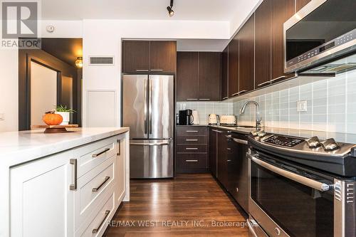 1705 - 10 Park Lawn Road, Toronto, ON - Indoor Photo Showing Kitchen With Stainless Steel Kitchen With Upgraded Kitchen