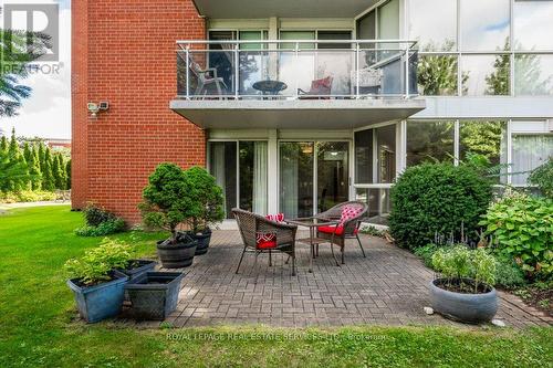 104 - 1071 Queens Avenue, Oakville, ON - Outdoor With Deck Patio Veranda With Exterior