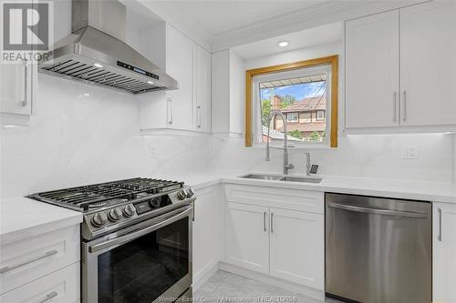 434 Bertha Avenue, Windsor, ON - Indoor Photo Showing Kitchen With Double Sink With Upgraded Kitchen