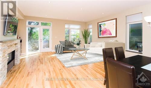 113 Clarendon Avenue, Ottawa, ON - Indoor Photo Showing Living Room With Fireplace