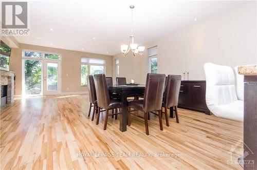 113 Clarendon Avenue, Ottawa, ON - Indoor Photo Showing Dining Room With Fireplace