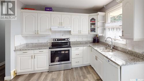 4619 7Th Avenue, Regina, SK - Indoor Photo Showing Kitchen With Double Sink