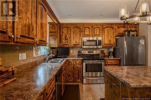 21 Homestead Drive, Hampton, NB - Indoor Photo Showing Kitchen With Double Sink