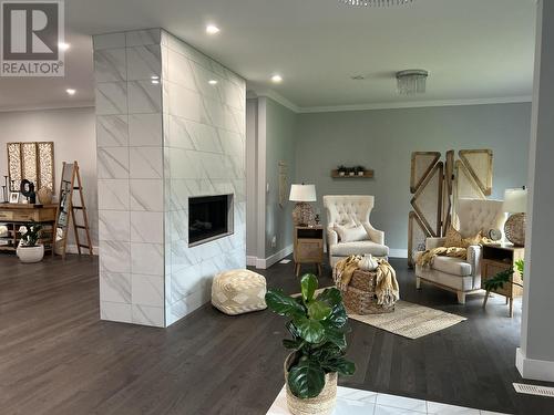 14 Main Street, Noggin Cove, NL - Indoor Photo Showing Living Room With Fireplace