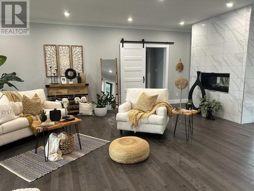 14 Main Street, Noggin Cove, NL - Indoor Photo Showing Living Room With Fireplace