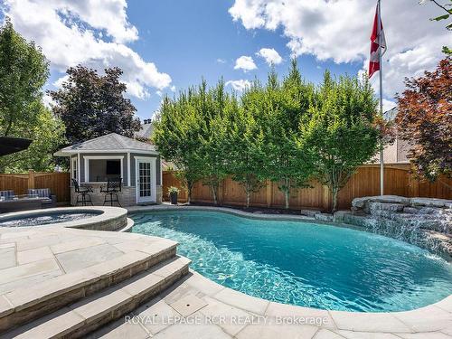 13 James Ratcliff Ave, Whitchurch-Stouffville, ON - Outdoor With In Ground Pool With Backyard