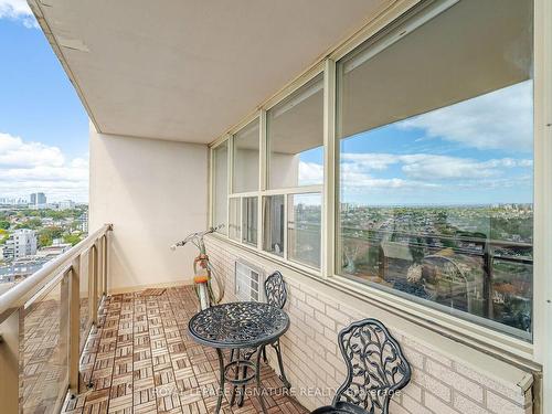 1702-155 Marlee Ave, Toronto, ON - Outdoor With Balcony With View With Exterior