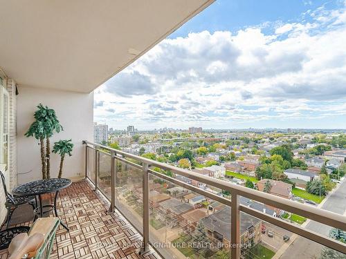 1702-155 Marlee Ave, Toronto, ON - Outdoor With Balcony With View With Exterior