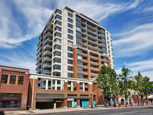 1602-728 Yates St, Victoria, BC - Outdoor With Balcony With Facade