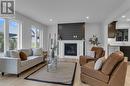 516 Newfoundland Street, Mount Forest, ON  - Indoor Photo Showing Living Room With Fireplace 