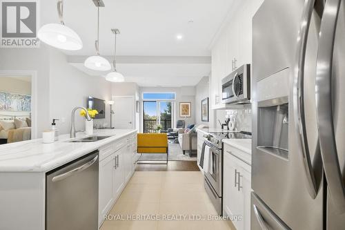 302 - 135 Orr Street, Cobourg, ON - Indoor Photo Showing Kitchen With Stainless Steel Kitchen With Double Sink With Upgraded Kitchen