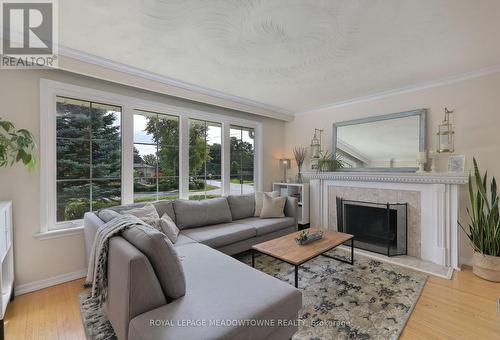 400 Friendship Avenue, Toronto, ON - Indoor Photo Showing Living Room With Fireplace