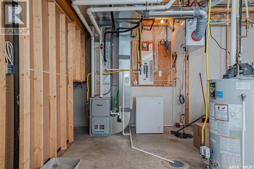 55 619 Evergreen Boulevard, Saskatoon, SK - Indoor Photo Showing Basement