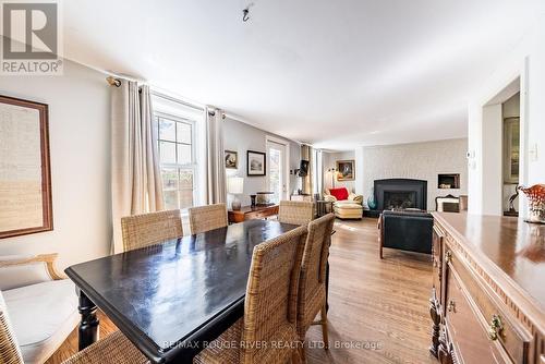 1002 Ontario Street, Cobourg, ON - Indoor Photo Showing Dining Room With Fireplace