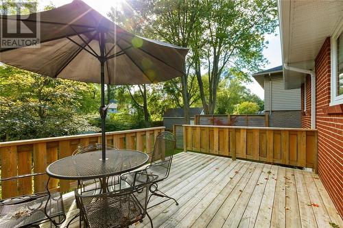 539 Prentice Avenue, Sarnia, ON - Outdoor With Deck Patio Veranda With Exterior