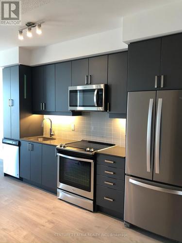 1908 - 7895 Jane Street, Vaughan, ON - Indoor Photo Showing Kitchen With Upgraded Kitchen