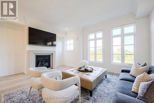 2189 Lillykin Street, Oakville, ON - Indoor Photo Showing Living Room With Fireplace