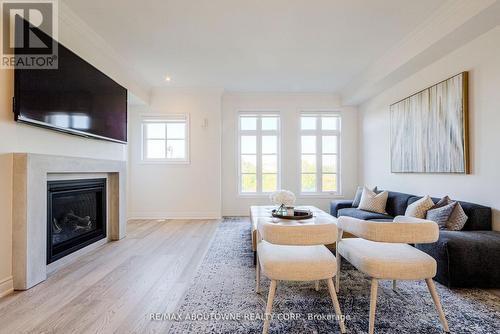 2189 Lillykin Street, Oakville, ON - Indoor Photo Showing Living Room With Fireplace