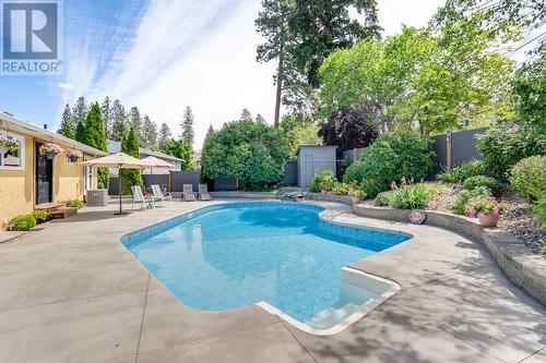 431 Okaview Road, Kelowna, BC - Outdoor With In Ground Pool With Backyard