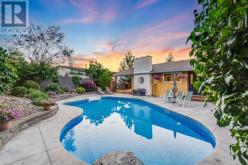 431 Okaview Road, Kelowna, BC - Outdoor With In Ground Pool With Deck Patio Veranda