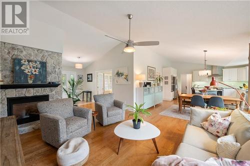 135 Oak Lane, Perth, ON - Indoor Photo Showing Living Room With Fireplace