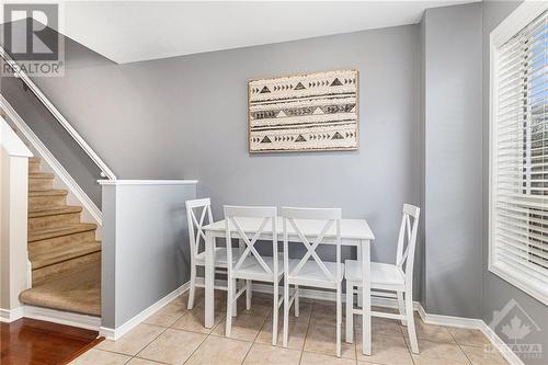 116 Wharhol Private, Ottawa, ON - Indoor Photo Showing Dining Room