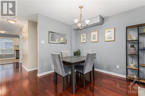 116 Wharhol Private, Ottawa, ON - Indoor Photo Showing Dining Room