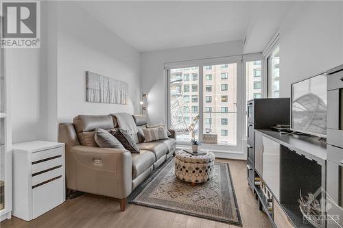 200 Inlet Private Unit#805, Ottawa, ON - Indoor Photo Showing Living Room With Fireplace