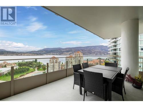 1191 Sunset Street Unit# 1905, Kelowna, BC - Outdoor With Body Of Water With Balcony With View With Exterior