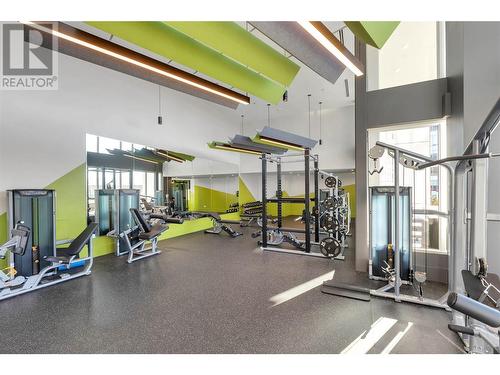 1191 Sunset Street Unit# 1905, Kelowna, BC - Indoor Photo Showing Gym Room