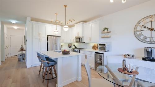 2102-4042 Pritchard Drive, West Kelowna, BC - Indoor Photo Showing Kitchen With Stainless Steel Kitchen With Upgraded Kitchen