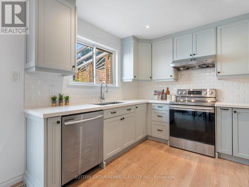 91 Hollyberry Trail, Toronto, ON - Indoor Photo Showing Kitchen With Double Sink