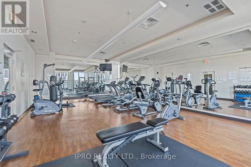 1606 - 9 George Street, Brampton, ON - Indoor Photo Showing Gym Room