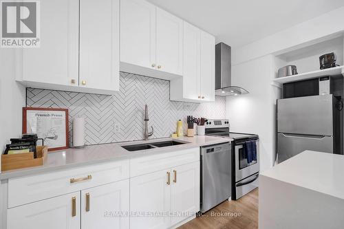 11 Mansion Street, Kitchener, ON - Indoor Photo Showing Kitchen With Stainless Steel Kitchen With Double Sink With Upgraded Kitchen