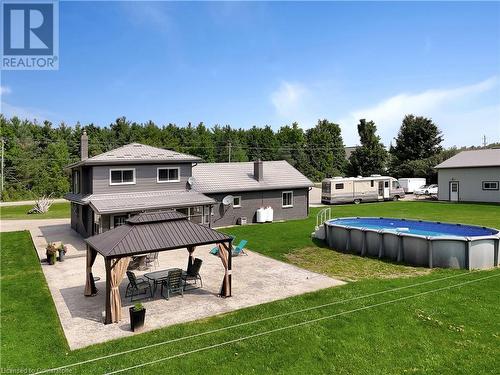 1838 Regional 97 Road, Flamborough, ON - Outdoor With Above Ground Pool With Backyard With Exterior