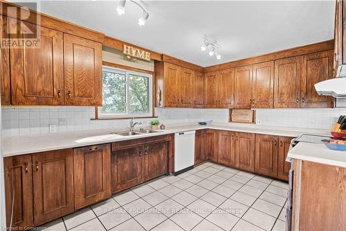 247 Highway #5, Brant, ON - Indoor Photo Showing Kitchen With Double Sink