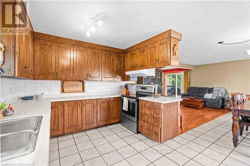 247 Highway #5, Brant, ON - Indoor Photo Showing Kitchen With Double Sink