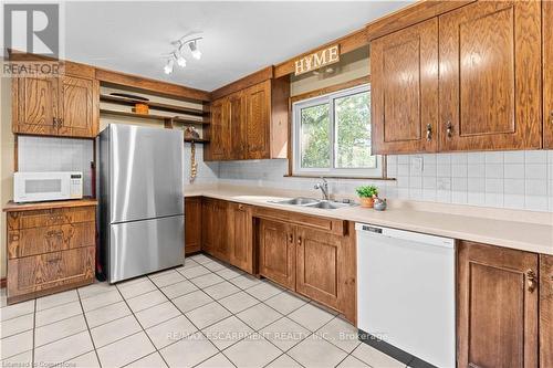 247 Highway #5, Brant, ON - Indoor Photo Showing Kitchen With Double Sink