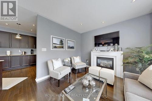 103 Alldread Crescent, Clarington, ON - Indoor Photo Showing Living Room With Fireplace