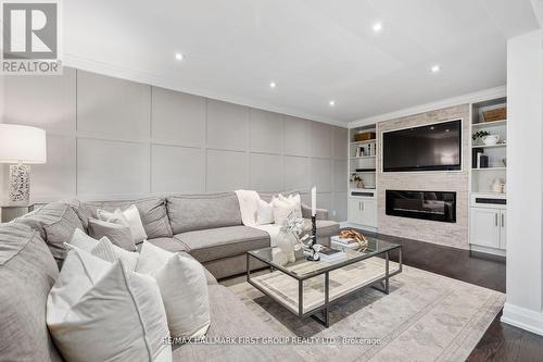 62 Deverell Street, Whitby, ON - Indoor Photo Showing Living Room With Fireplace