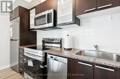 2402 - 385 Prince Of Wales Drive, Mississauga, ON - Indoor Photo Showing Kitchen With Stainless Steel Kitchen