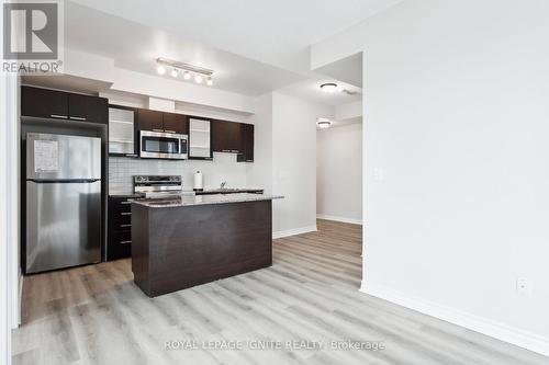 2402 - 385 Prince Of Wales Drive, Mississauga, ON - Indoor Photo Showing Kitchen With Stainless Steel Kitchen