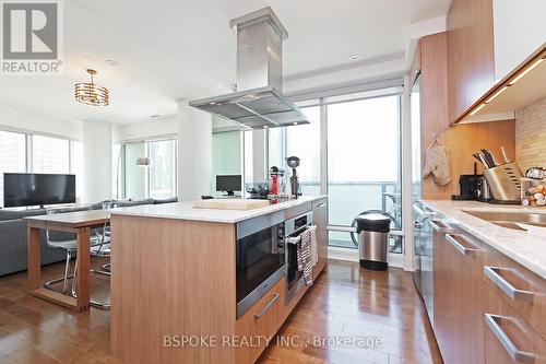 1502 - 8 The Esplanade, Toronto, ON - Indoor Photo Showing Kitchen With Double Sink With Upgraded Kitchen