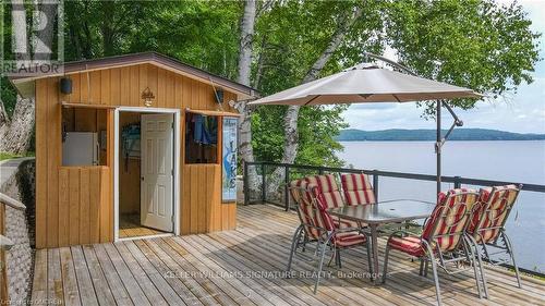 165 Lakeshore Drive, Hastings Highlands, ON - Outdoor With Body Of Water With Deck Patio Veranda