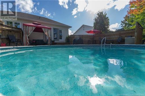 24 Alberta Court, Dieppe, NB - Outdoor With Above Ground Pool