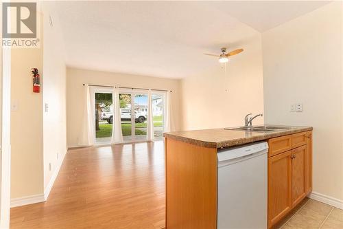 22 Welland Street Unit#105, Perth, ON - Indoor Photo Showing Kitchen With Double Sink