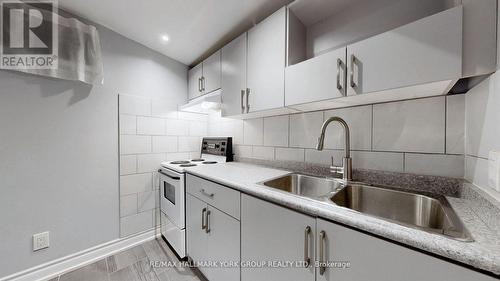 Bsmt - 1549 Marshcourt Drive, Pickering, ON - Indoor Photo Showing Kitchen With Double Sink