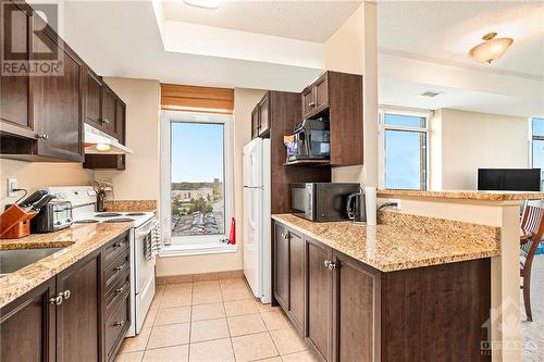 100 Roger Guindon Road Unit#701, Ottawa, ON - Indoor Photo Showing Kitchen