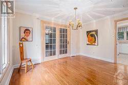 Large formal dining room leads to expansive screened in porch - 